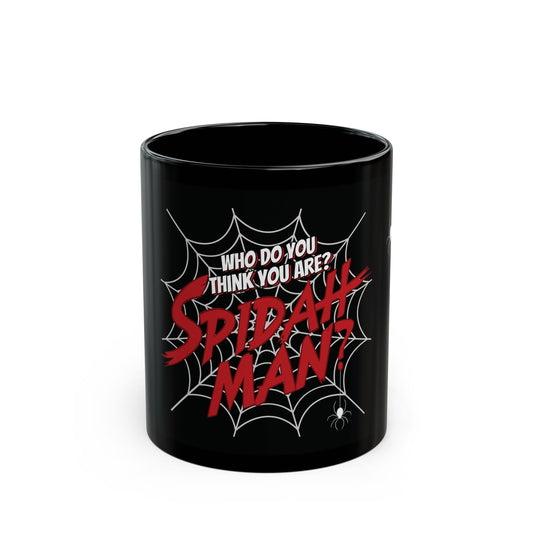 "Spidah-Man" 11oz Black Mug